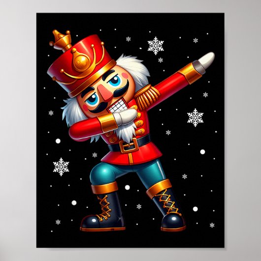 Poster Dabbing Nutcracker Christmas Costume Matching Fami (Devant)