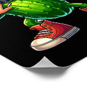 Poster Dabbing Pickle Dancing Cucumber Lover Drôle Pickle (Coin)