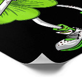 Poster Dabbing Shamrock St Patrick's Day Funny Irish Boys (Coin)