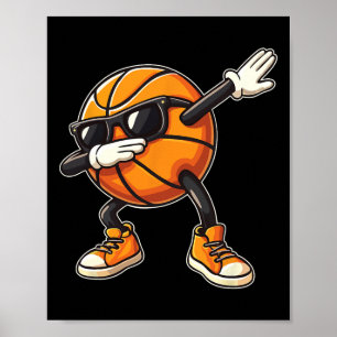 Poster Dabbing Sketll - Joueur de Sketll Fan de l'entraîn