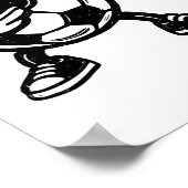 Poster Dabbing Soccer Ll Funny Sport Player Dab Dance Foo (Coin)