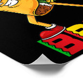 Poster Dabbing Taco Cinco De Mayo Funny Bruh Mexicain Dab (Coin)