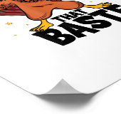 Poster Dabbing Thankgiving Turquie Tout Sur Ce Baste (Coin)