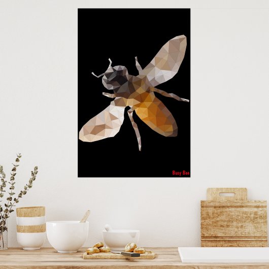 Poster d'abeilles occupé (Cuisine)