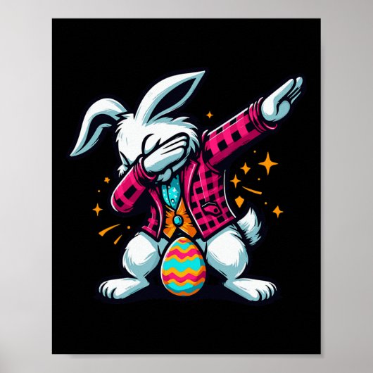 Poster Dabler Bunny de Pâques (Devant)