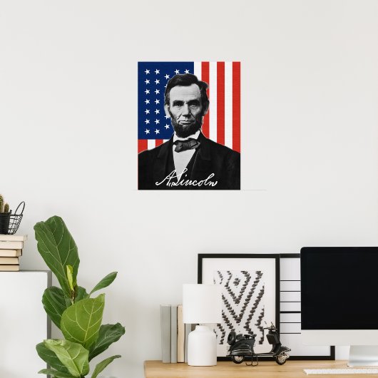 Poster d'Abraham Lincoln (Bureau à domicile)