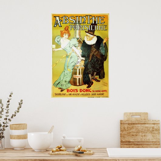Poster d'Absinthe Parisienne (Cuisine)