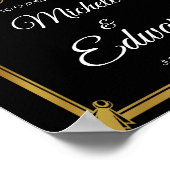 Poster d'accueil Art déco (Coin)