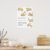 Poster d'accueil d'anniversaire de construction (Cuisine)