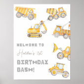 Poster d'accueil d'anniversaire de construction (Devant)