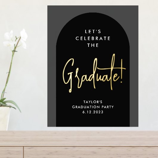 Poster d'accueil de la fête de graduation de l'arc (In Situ (Tableau d'Entrée))