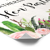 Poster d'accueil de la fête de la poule Cactus (Coin)