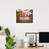 Poster d'accueil de la fête de la révélation de ge (Bureau à domicile)