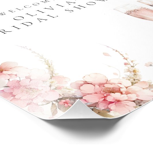 Poster d'accueil de la Fête des mariées Petal and (Coin)