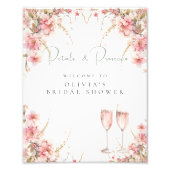 Poster d'accueil de la Fête des mariées Petal and (Devant)