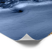 Poster d'accueil de l'Agate Bleu et Or (Coin)