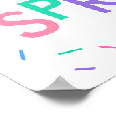 Poster d'accueil neutre pour bébés (Coin)