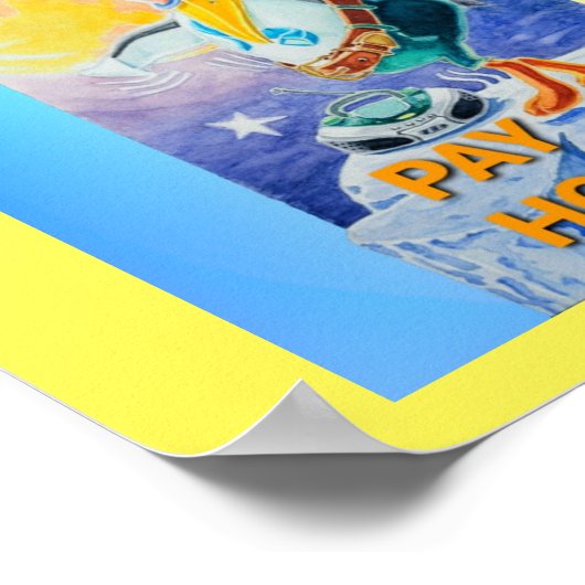 Poster d'accueil Penguin Moonwalk (Coin)