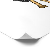 Poster d'accueil personnalisé de l'école Giraffe (Coin)