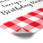 Poster d'accueil pour la fête d'anniversaire de Sw (Coin)