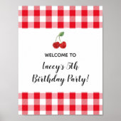 Poster d'accueil pour la fête d'anniversaire de Sw (Devant)