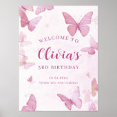 Poster d'accueil pour la fête d'anniversaire du pa (Devant)