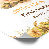 Poster d'accueil pour la fête d'anniversaire du pr (Coin)