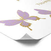 Poster d'accueil pour l'anniversaire du papillon v (Coin)