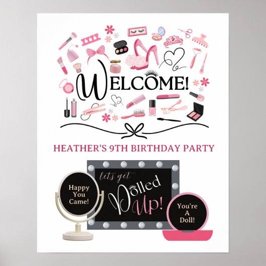 Poster d'accueil pour les jeunes filles (Devant)