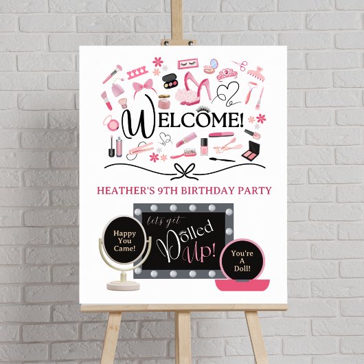 Poster d'accueil pour les jeunes filles