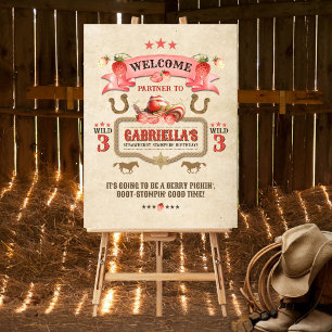 Poster d'accueil Stampede fraise