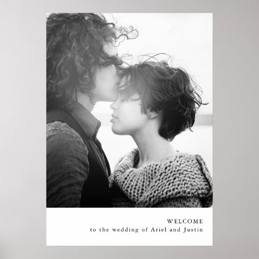 Poster d'accueil sur le thème de la photo simple (Devant)