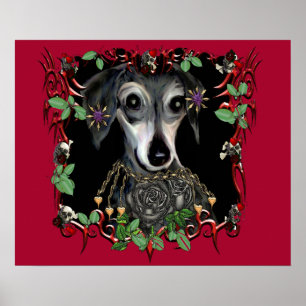 Poster Dachshound Weiner Dog