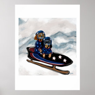 POSTER DACHSHUND