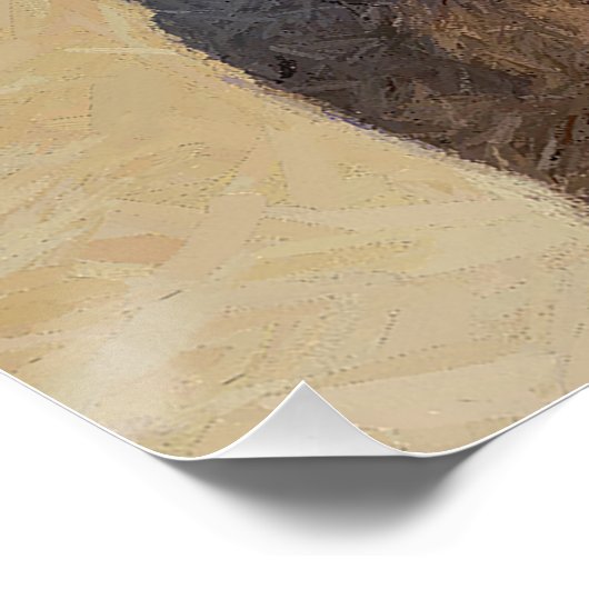 Poster Dachshund (À poils durs) Peinture Chien Art origin (Coin)