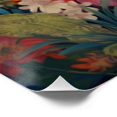 Poster Dachshund Au Coeur D'Une Symphonie De Fleurs (Coin)