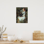 Poster Dachshund (BT aux cheveux longs) - Ophelia assis (Cuisine)