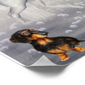 Poster Dachshund Chariot (Hoek)