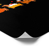 Poster Dachshund Dog Pumpkin E Turkey Thanksgiving (Coin)