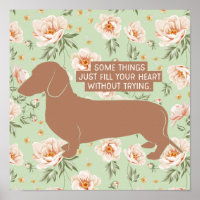 Dachshund Doxie Teckel Citation d'illustration