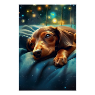 Poster Dachshund Dreams