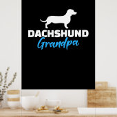 Poster Dachshund Grand-père (Cuisine)
