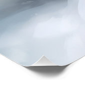 Poster Dachshund hiver neige de Noël (Coin)