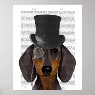 Poster Dachshund, Hound officiel et Casquette