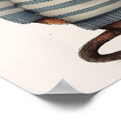 Poster Dachshund In Winter Mood, Funny Dog Decor, Cozy Do (Coin)