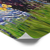 Poster Dachshund (LHBT) - Nuit étoile (Coin)