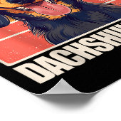 Poster Dachshund Maman (Coin)