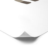 Poster Dachshund Sausage Chien Personnalisé (Coin)