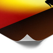 Poster "Dachshund Sunset" (Coin)