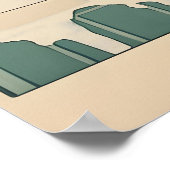 Poster Dachshund Wall Art Japanese Style Bathroom Print (Coin)